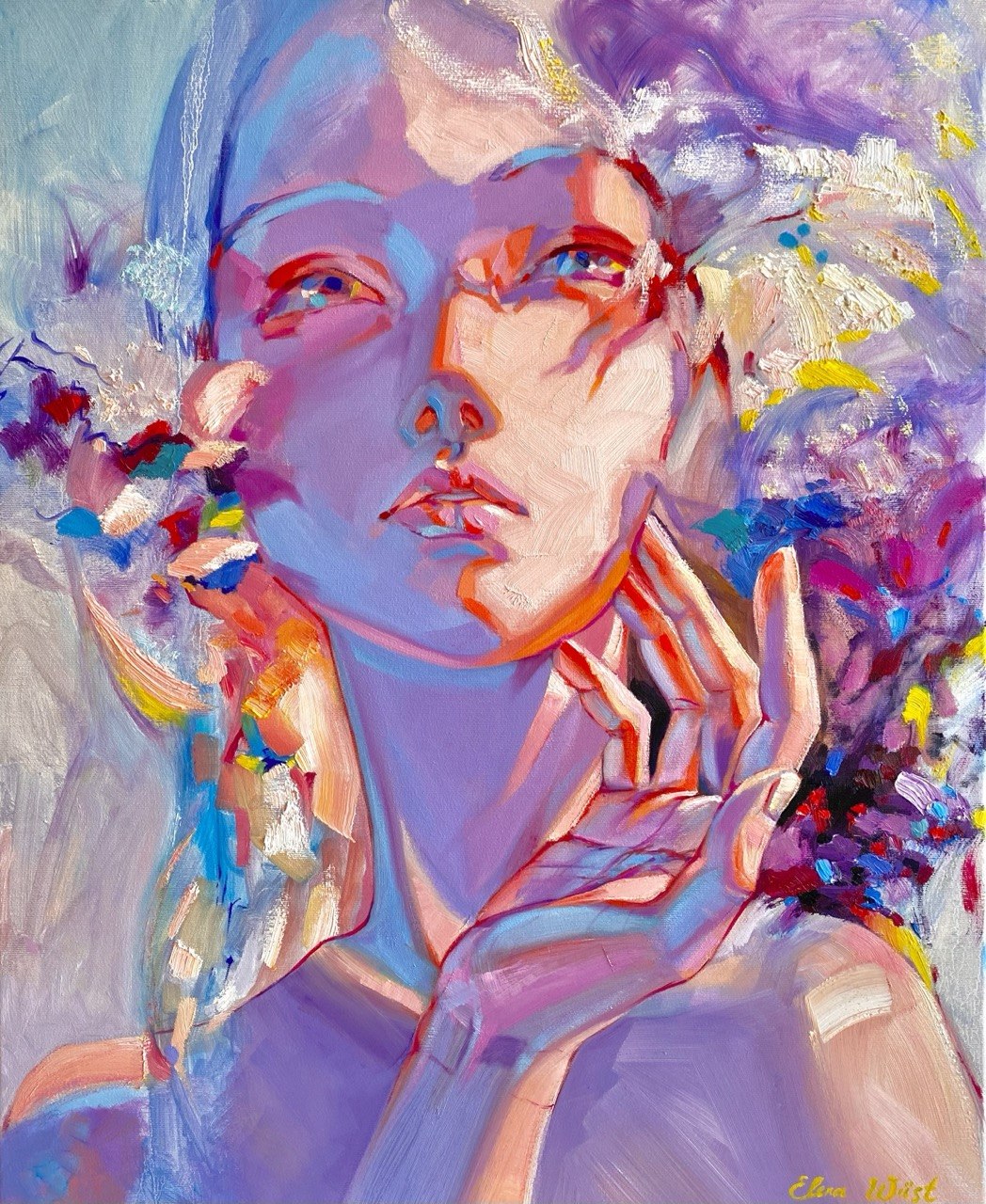 Touch and Remember – painting by Elena Wuest