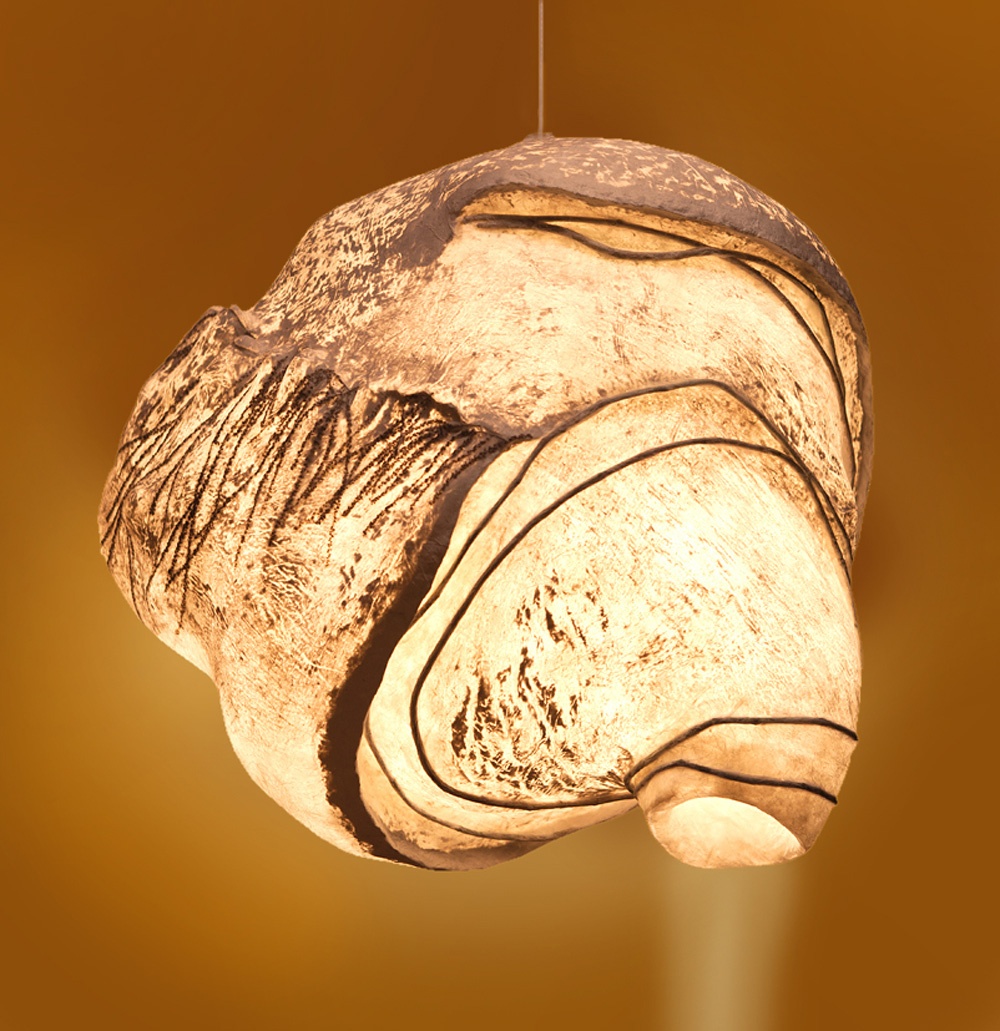 Wespennest, light sculpture by Elena Wuest